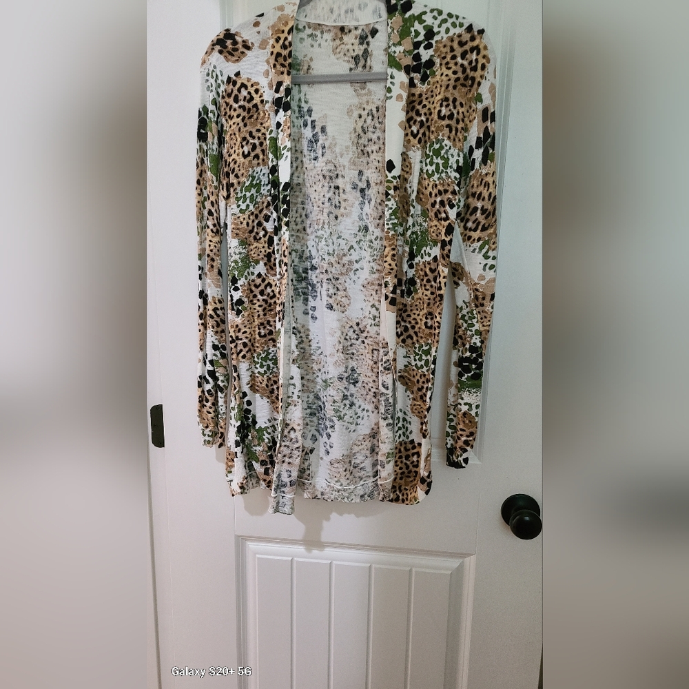 Leopard Print Cardigan